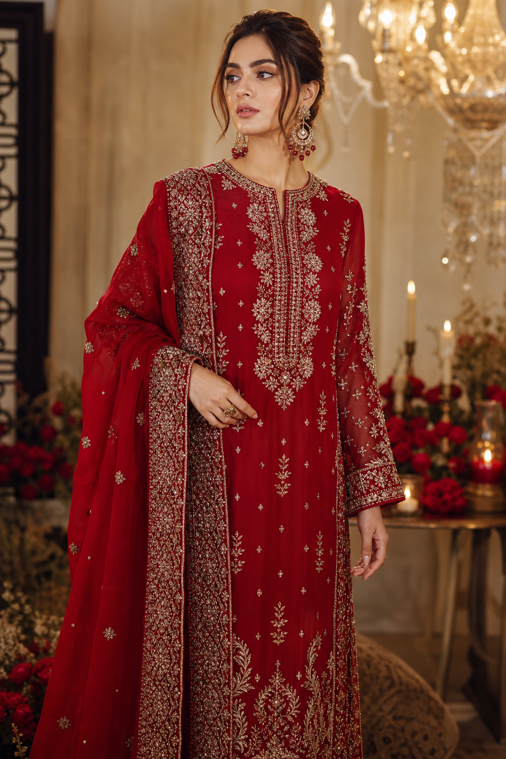 Meher Heavy Embroidered Suit
